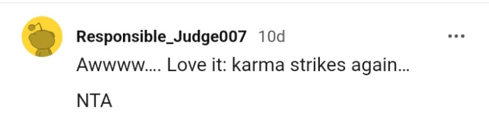 Karma always knows the best time to strike