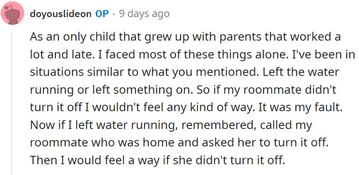 The OP replied and explained his point of view.