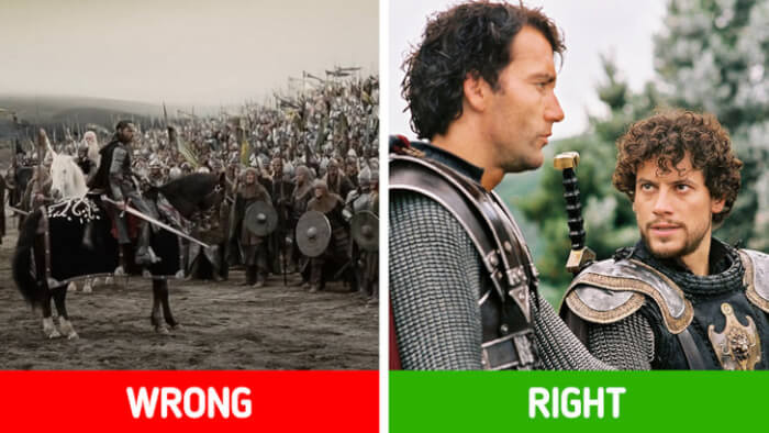 1. We’ve all seen the movie where the leader of the warriors gives a speech to the warriors before the battle begins, but that’s not true.