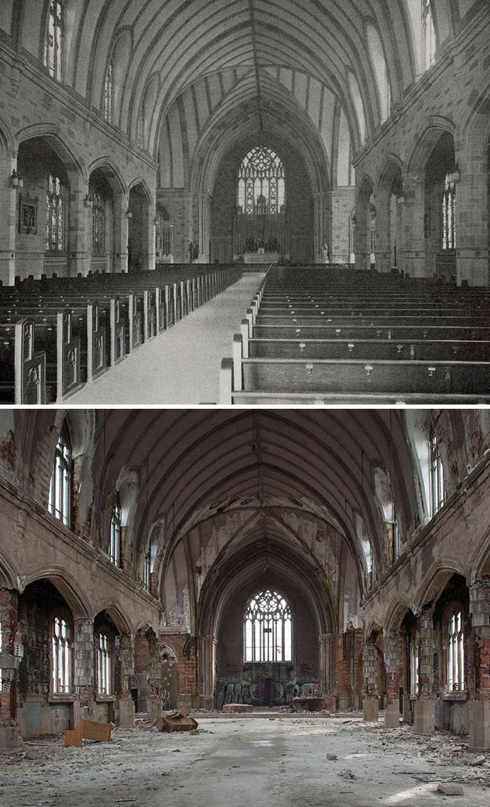 "Detroit, Michigan Before And After"