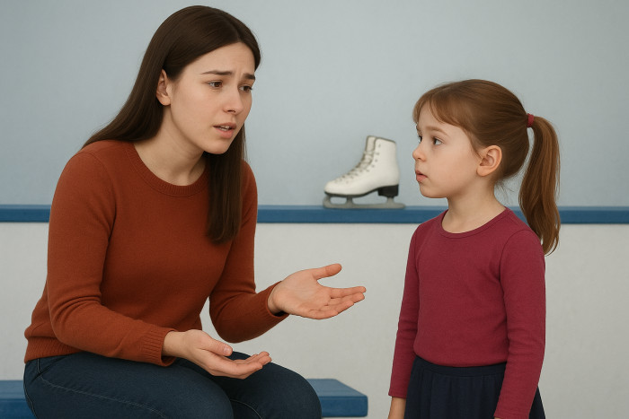 Rather than make excuses, she chose to be honest in a simple, age-appropriate way.