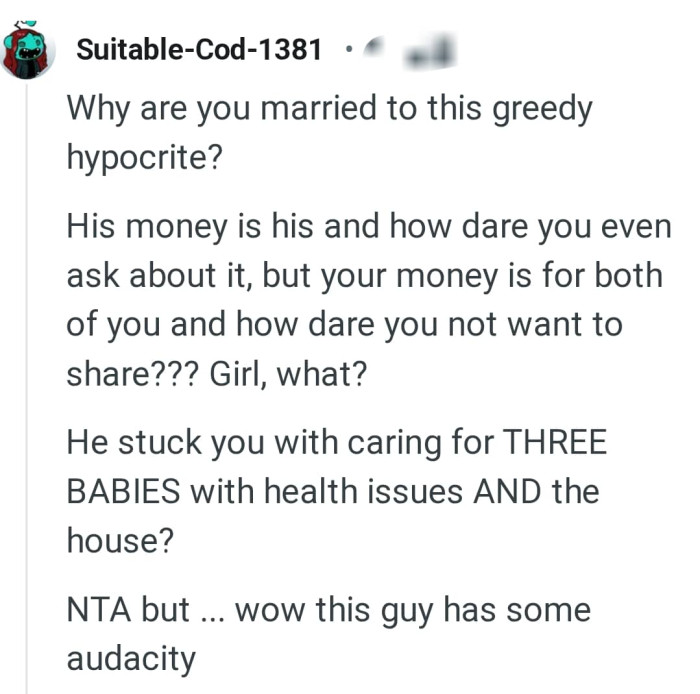 Three babies with health issues