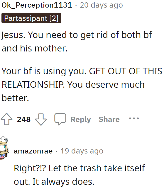 The only way out of this situation is to dump the guy.