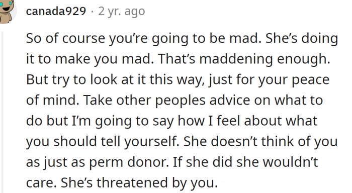 The MIL is intentionally acting to provoke his anger