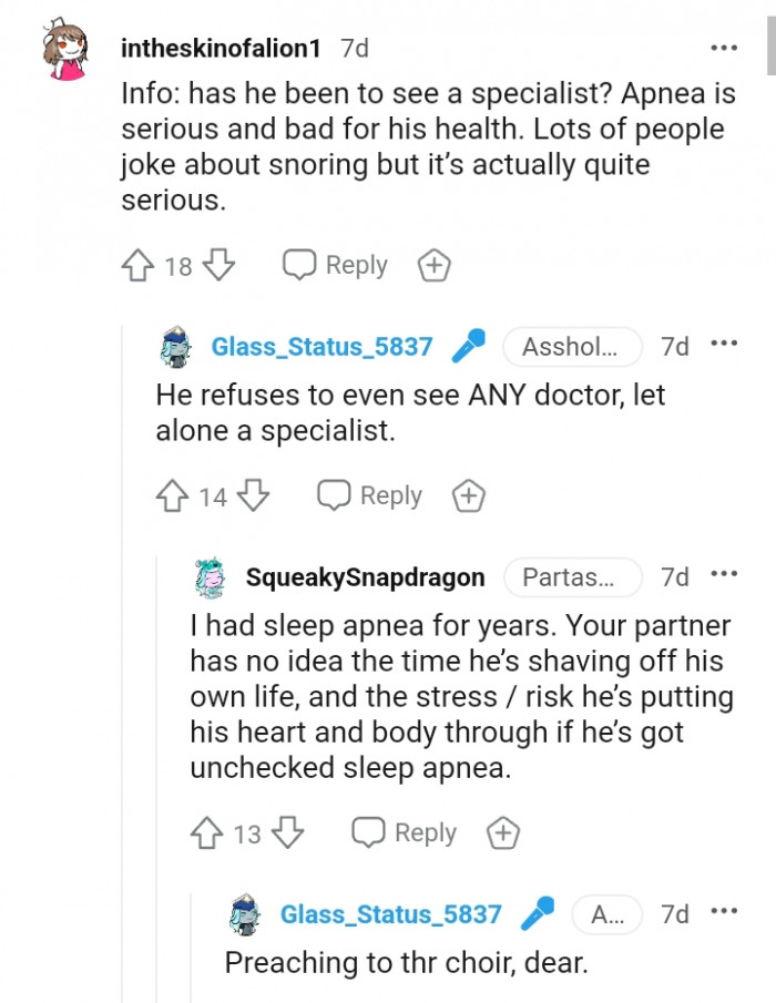 Lots of people joke about snoring