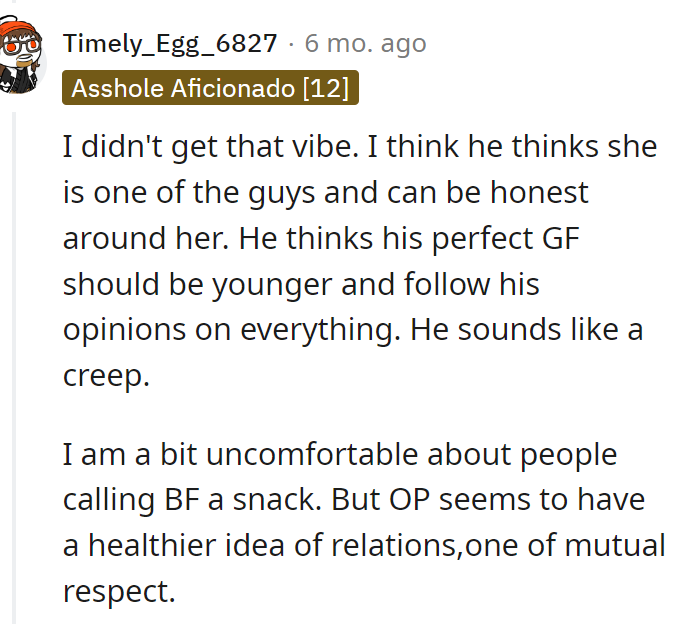 This Redditor doesn't agree.