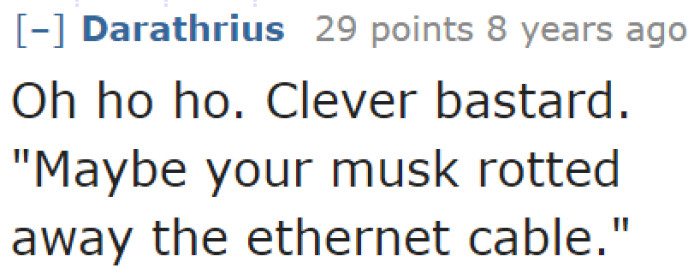 We think disconnecting the device from the internet is enough. No need for such words.