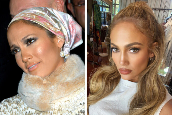 7. Jennifer Lopez (2003 And Now)