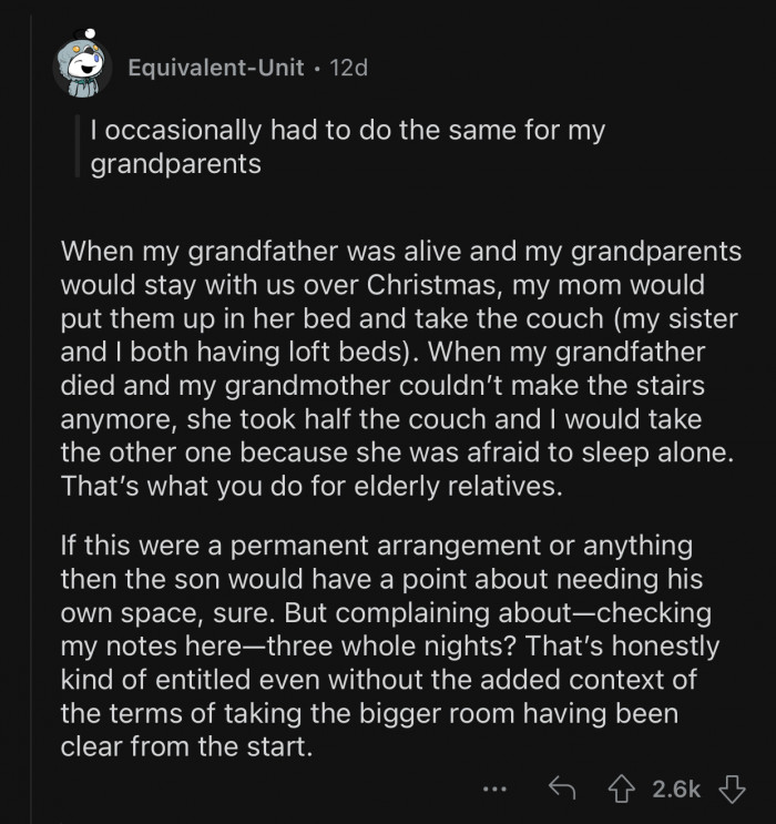 OP's son is extremely entitled.