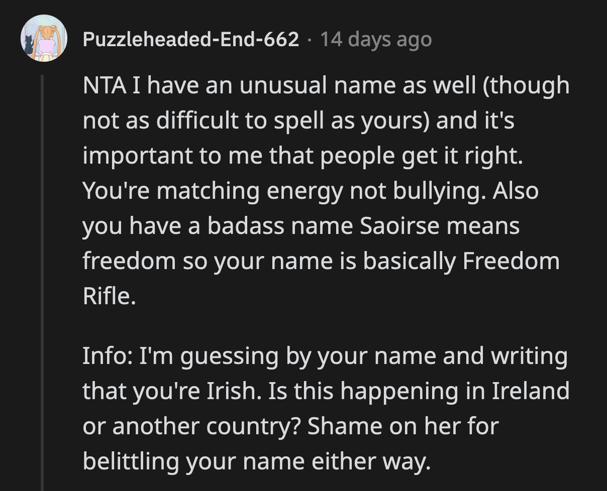 People who encounter unusual names usually ask about their origins because there could be interesting stories behind them.