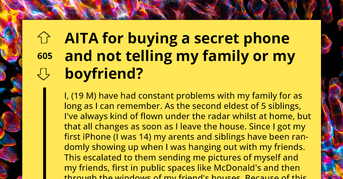 Teenager Gets Shocked As His Partner Is Okay With His Family Tracking Him, Buys Secret Phone Without Telling Them