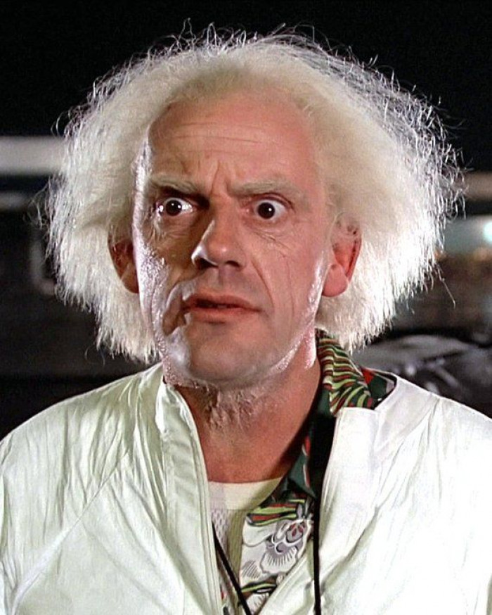 36. Christopher Lloyd as Dr. Emmett Brown in Back to the Future
