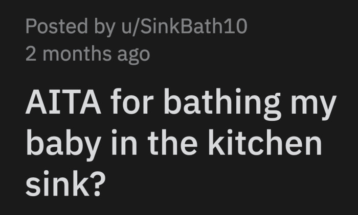 OP said their parents used to do the same thing, but Jo said OP should know better by now