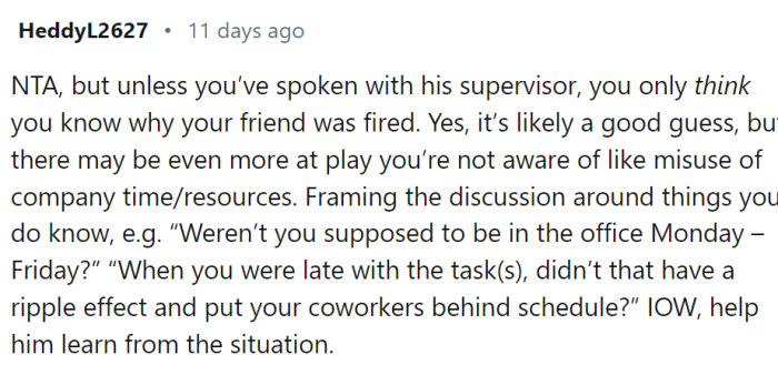 OP only thinks they know the real reasons...