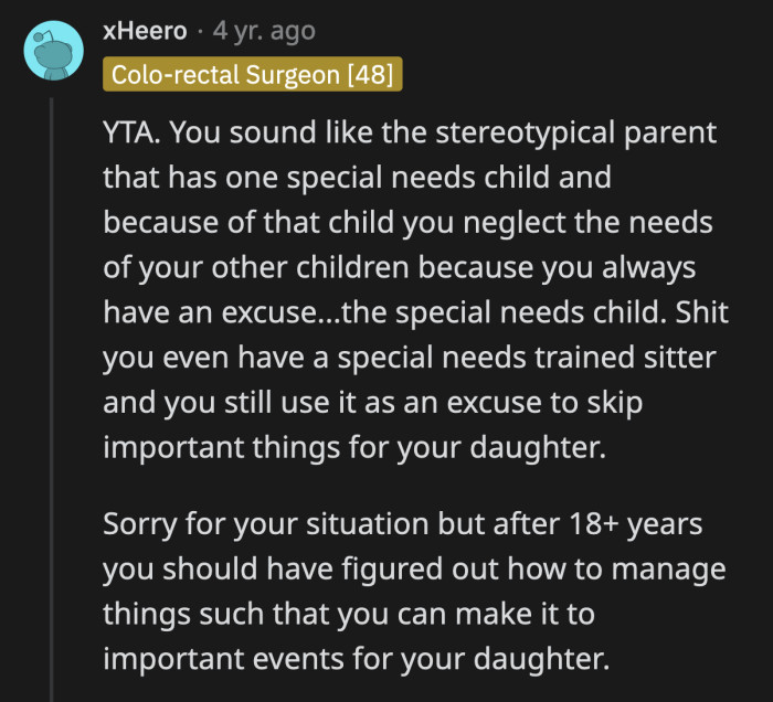 OP proved to her daughter that she will never be the priority. She couldn't even have a few hours of her mom's attention.