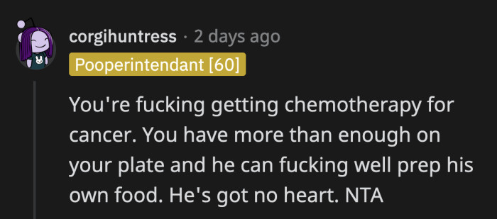 The fact that OP can't even tell him a straight no because he's too much of a baby to handle it is enough bull