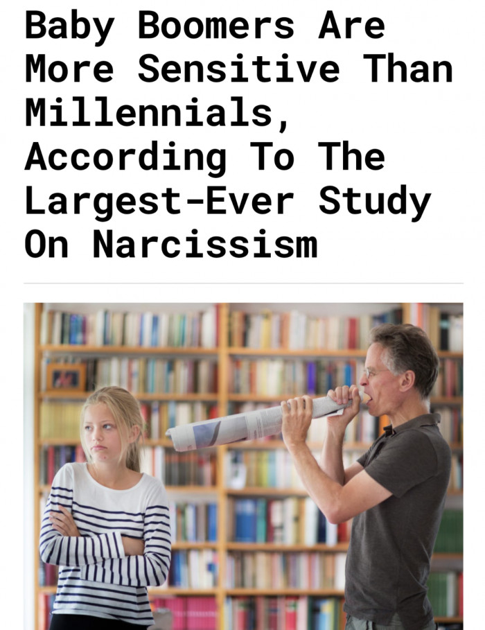 Baby Boomers Are More Sensitive Than Millennials, According To The Largest-Ever Study On Narcissism