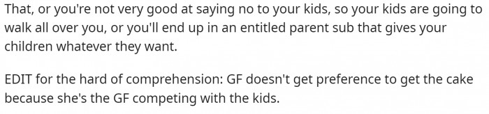 Truly, this person went in on OP.