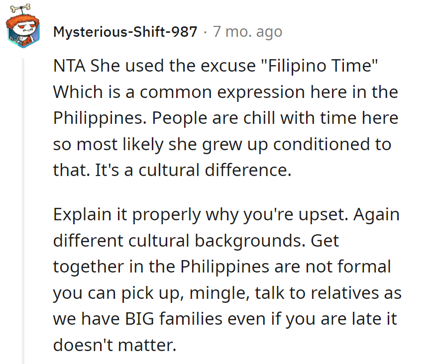 Explaining 'Filipino Time': It's not a clock, it's more of a cultural suggestion, like a time-traveling potluck.