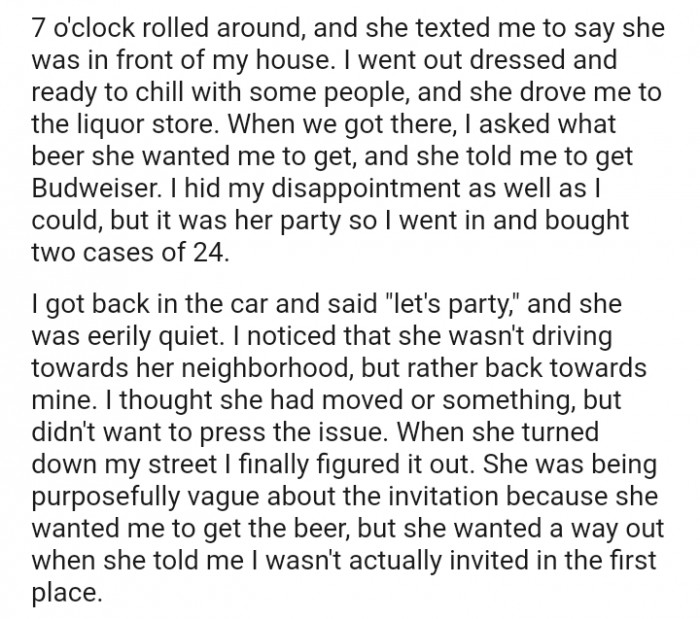 The OP noticed that she wasn't driving toward her neighborhood