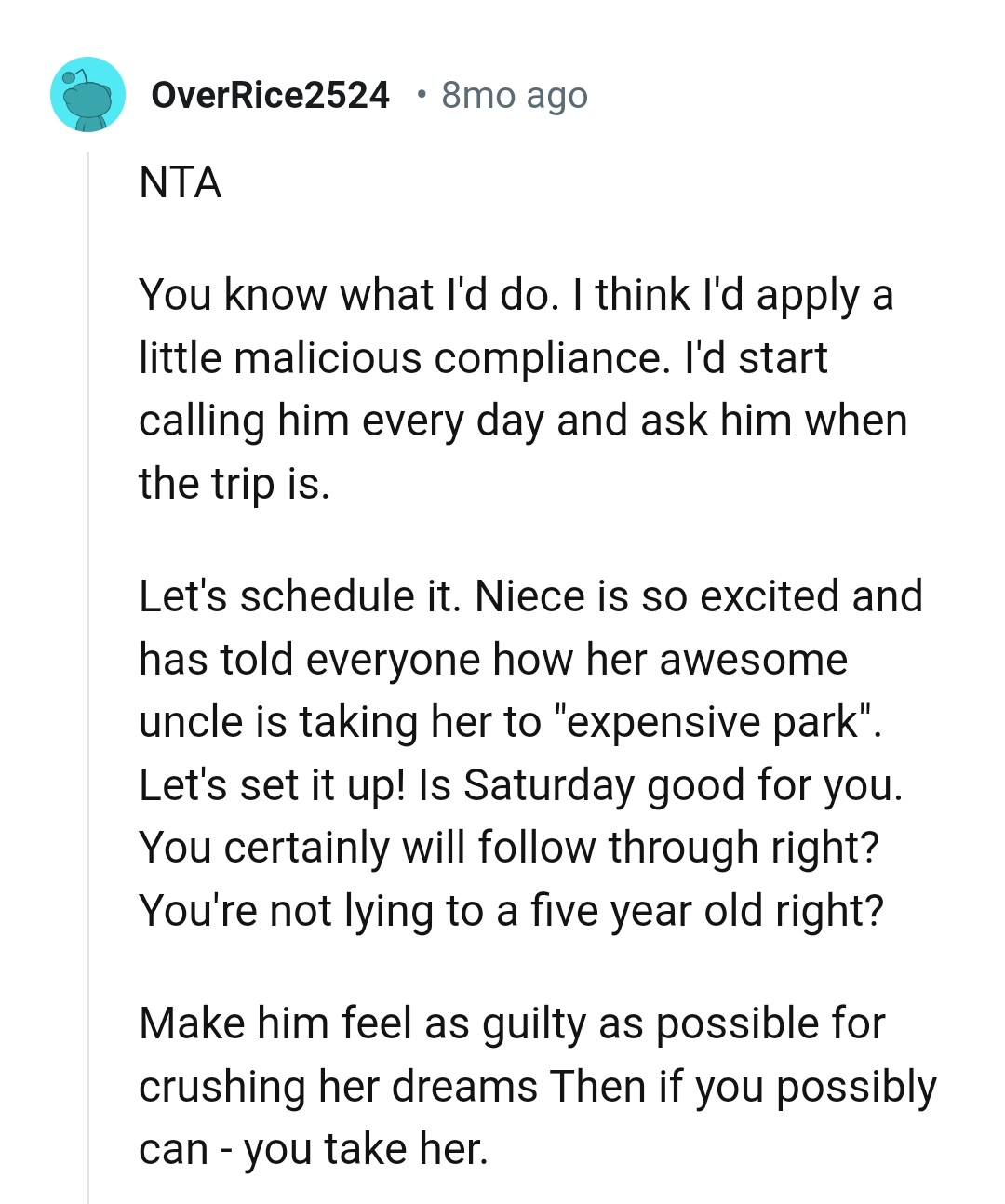 Calling Him Every Day to Know About the Trip