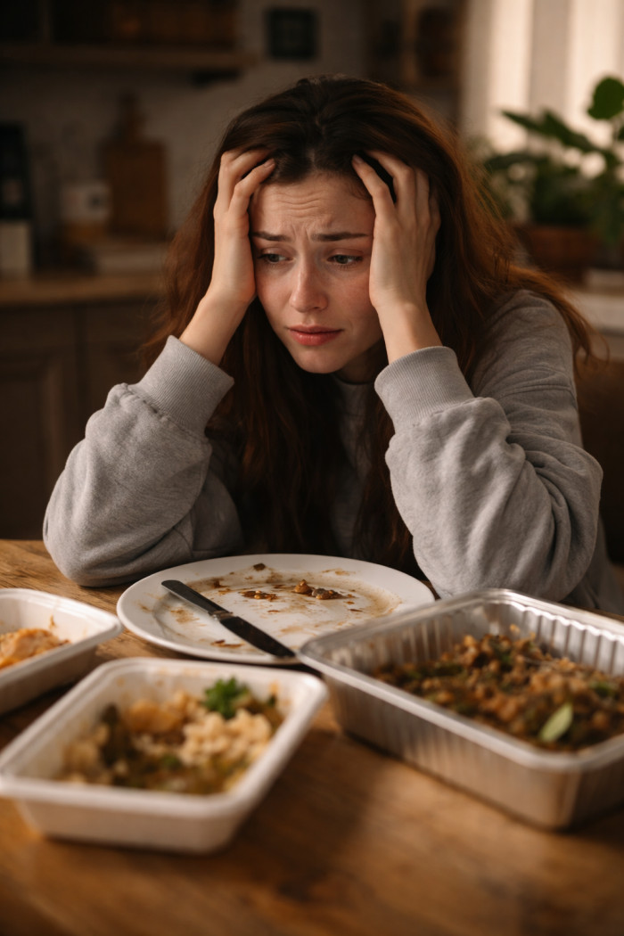 This was the only quick, allergy-safe meal left in the house.