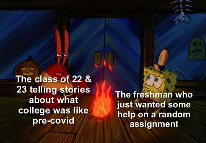 1. The oldies versus the freshman