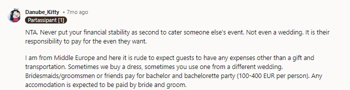 No one should plan a wedding that they cannot afford.