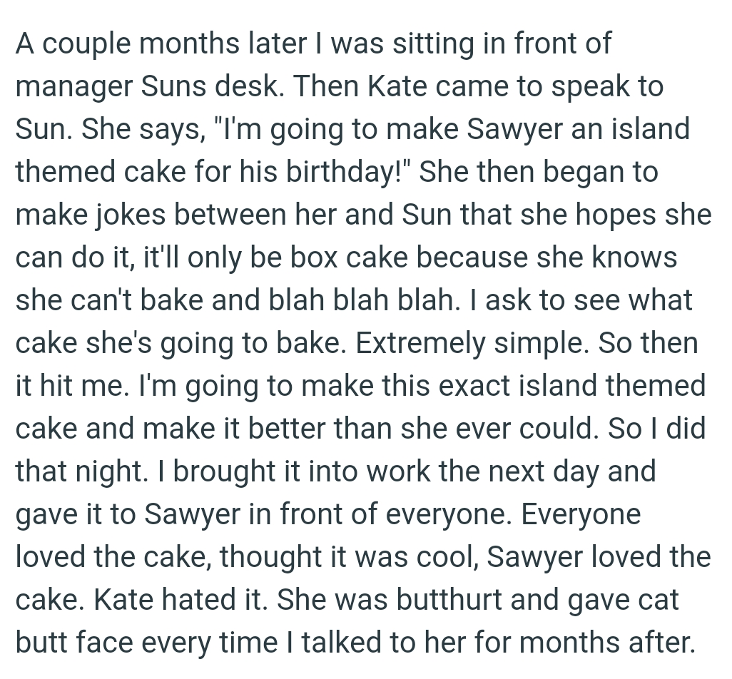 OP's going to make this exact island-themed cake and make it better.