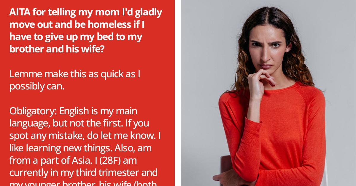 Mother Plays Favorites By Asking Her Pregnant Daughter To Give Up Her Bed For Her Son's Family