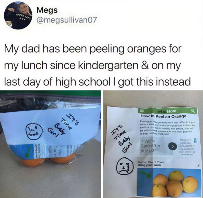 39. Time to peel your own orange