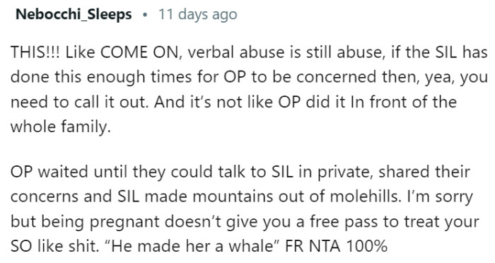 Verbal abuse is still abuse