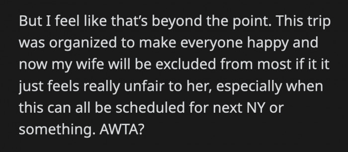 In the years to come, they will have to make sacrifices because, as his mom said, 