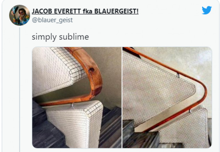 8. What a lovely handrail: