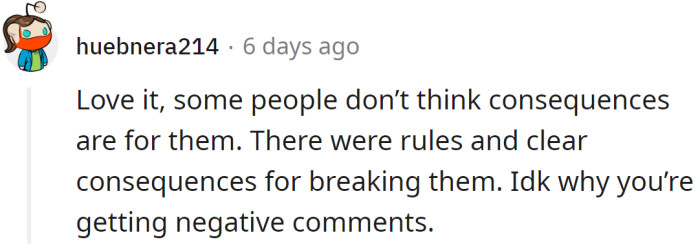 Some people don't think about the consequences