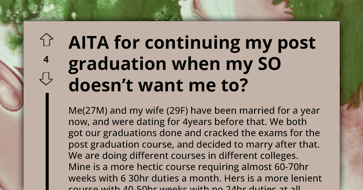 Dedicated Medical Student Faces Tough Choice Between Advancing His Specialization And Saving His Marriage Due To Wife's Ultimatum
