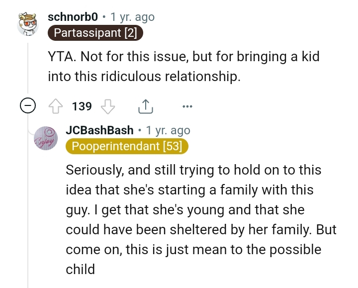And the Comments from Other Redditors Roll In...