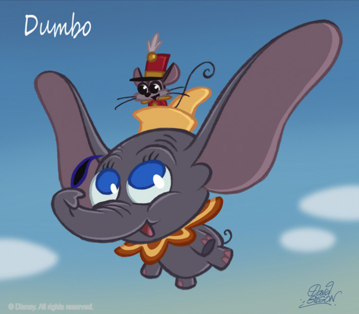 44. The Chibi Style Version of Dumbo