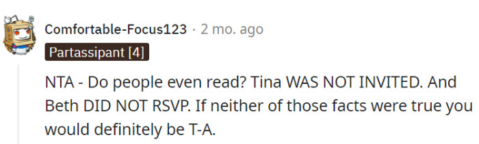 It's like they RSVP'd for a different party in an alternate reality where everyone was invited!