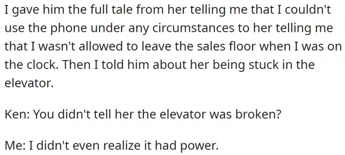 The OP explained everything to Ken: