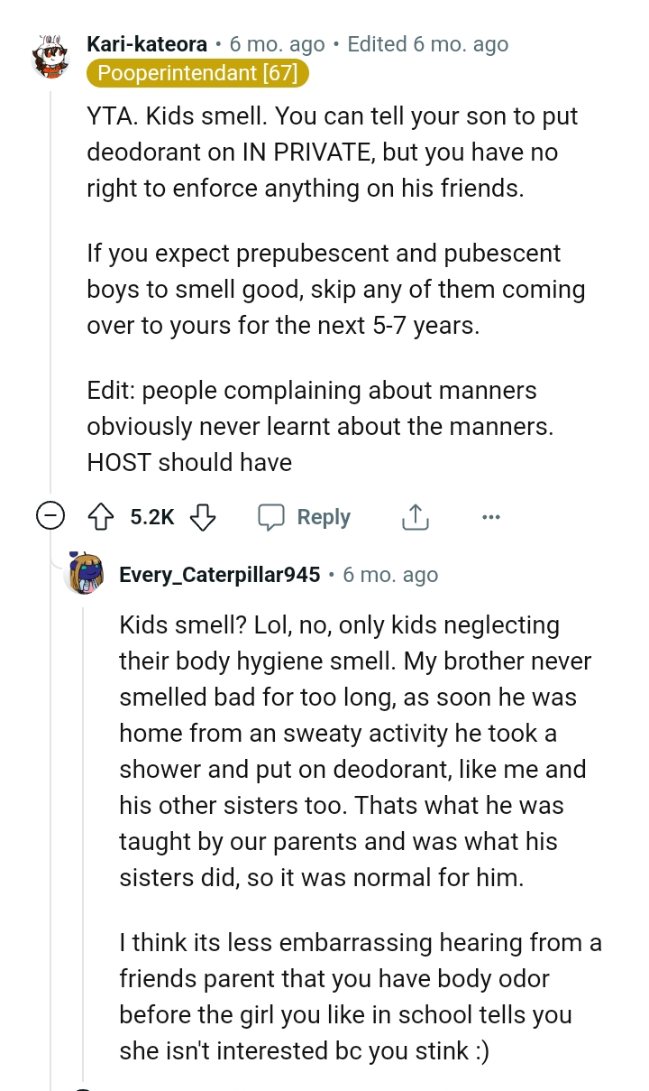 The OP should skip any of them coming over again for years to come