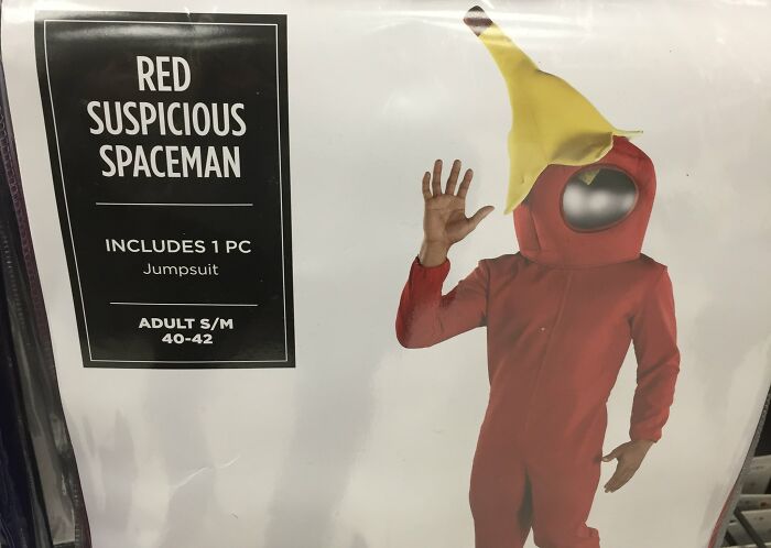 13. Red Suspicious Spaceman