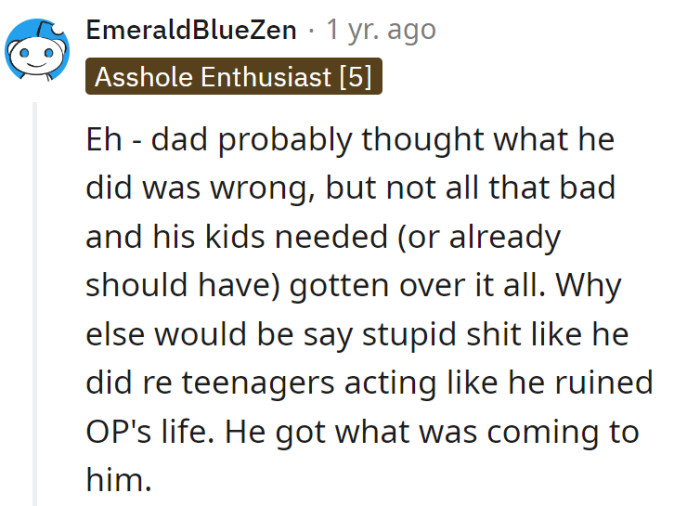 Passing the potatoes is easier than passing off the impact of a broken family.