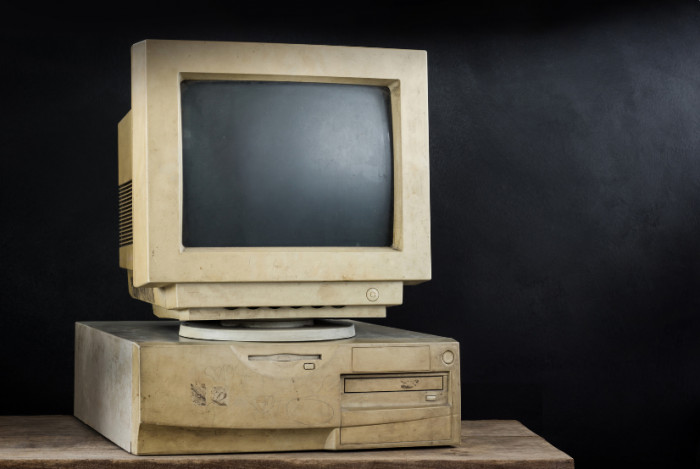 7. Back in the day, these were the only colors you'd see on your computer screen.