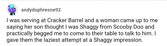 19. Customers wanting impressions on top of food service