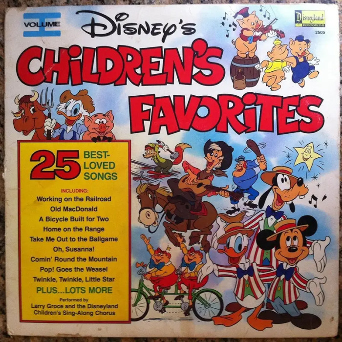 7. The Disney's Children's Favorites album that every kid seemed to have in their record collection