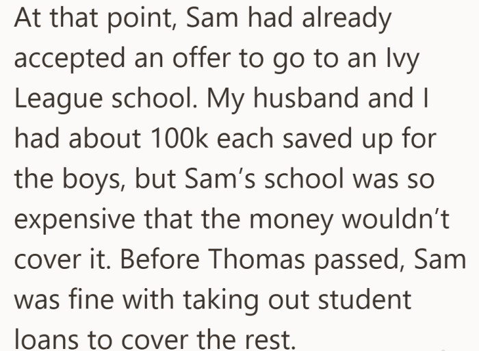 At the time, the plan felt settled and manageable for everyone involved.