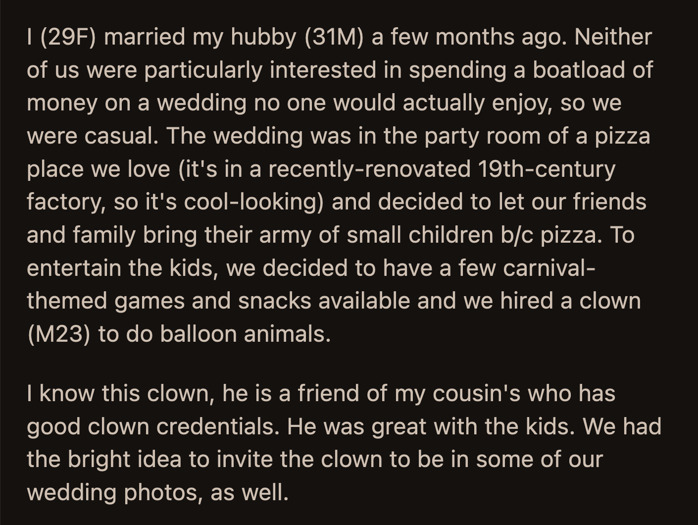 She said OP was supposed to make sure her son had a classy wedding instead of the clown show they put on.