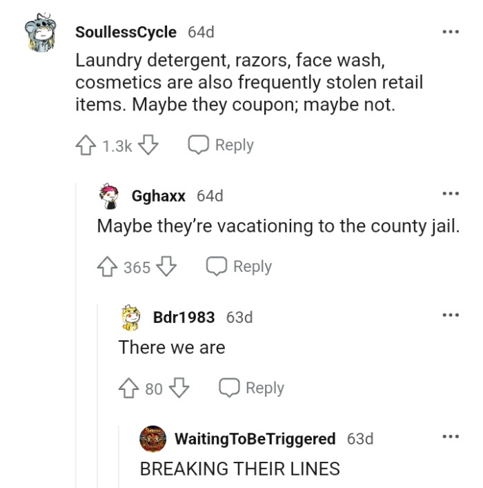 Maybe they are vacationing at the county jail