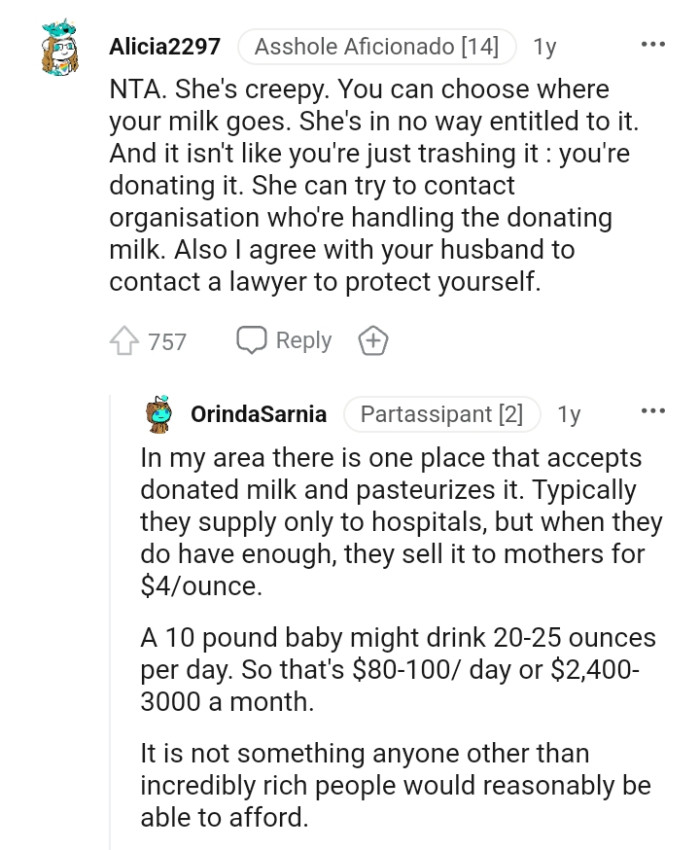 She can try to contact the organization